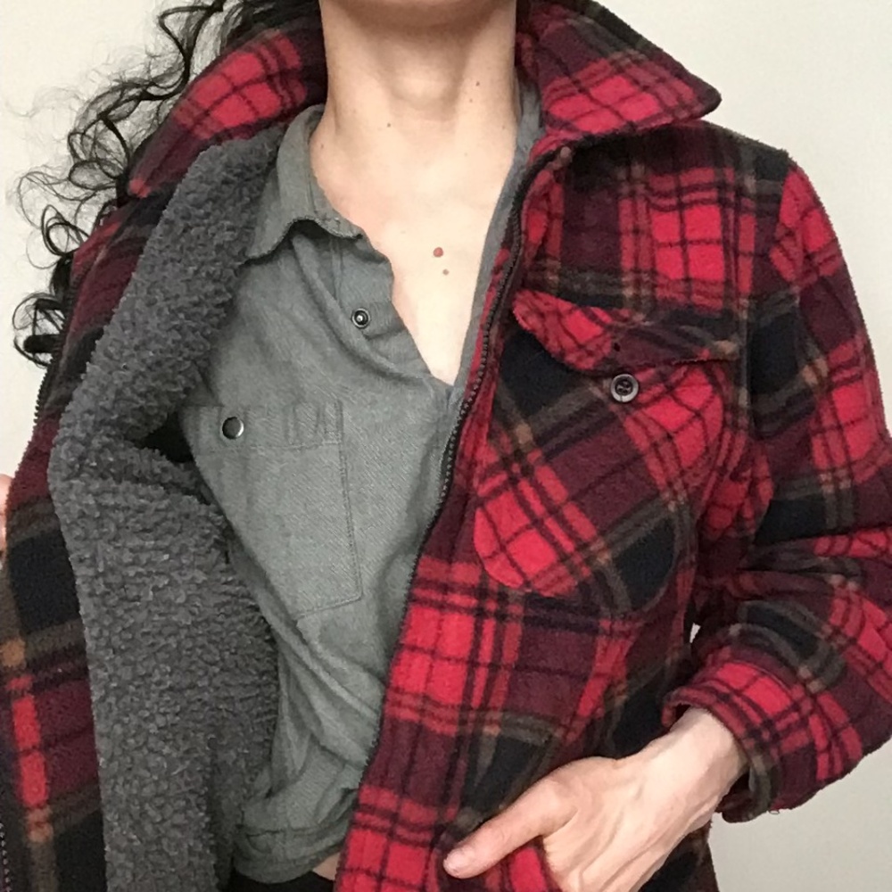Red Plaid Jacket - Picture 13 of 16